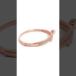 PurpleLuck- Rose Gold Nail Diamond Bracelet