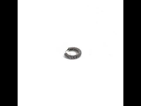 PurpleLuck Asin Oxidized Silver Nose Pin for women and girls daily wear simple design in 925 Silver 