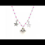Purpleluck Heartfelt Constellation 925 Silver Necklace. Heart and star shaped necklace for gifting to girlfriends