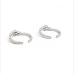 PurpleLuck Shruti Silver Toe Rings Traditional sterling silver jewelry with stones