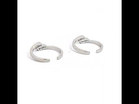 PurpleLuck Shruti Silver Toe Rings Traditional sterling silver jewelry with stones