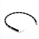 Purpleluck Moonshadow 925 Silver Anklet traditional black anklet for women. Trendy and minimal anklet for daily wear