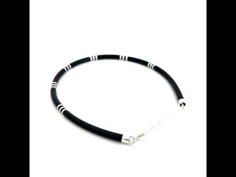 Purpleluck Moonshadow 925 Silver Anklet traditional black anklet for women. Trendy and minimal anklet for daily wear