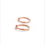 PurpleLuck Kriti 925 Silver Toe Rings in Rose Gold plating. Luxury Indian traditional wear for women. Perfect gift for Wife
