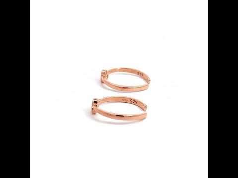 PurpleLuck Kriti Rose Gold Toe Rings