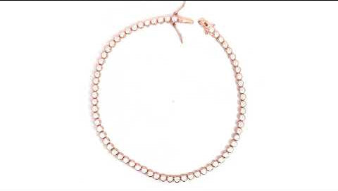PurpleLuck Rose Gold Dainty Dewdrop Anklet. 925 Silver anklet for women-wedding wear