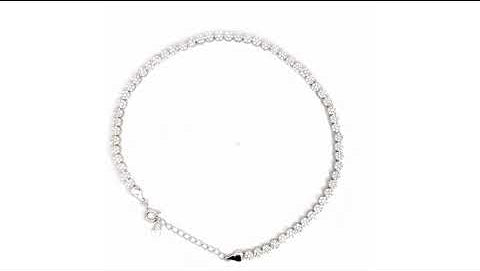 Purpleluck Silver Eternal Shine Anklet dainty jewelry for women gift for girlfriend