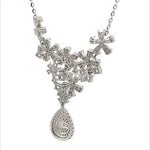 PurpleLuck 925 Silver Queen Necklace. Trendy and luxurious festive wear for women and girls. Rakshabandhan and anniversaries gift