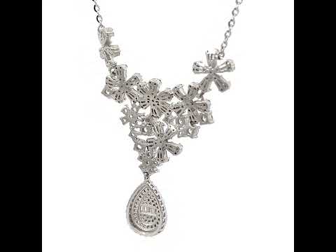 PurpleLuck 925 Silver Queen Necklace. Trendy and luxurious festive wear for women and girls. Rakshabandhan and anniversaries gift