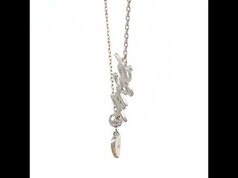 PurpleLuck Angel Red Heart Silver Pendant