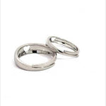 PurpleLuck Heartthrob 925 Silver Couple Bands with heart design. Adjustable designer rings for Couples
