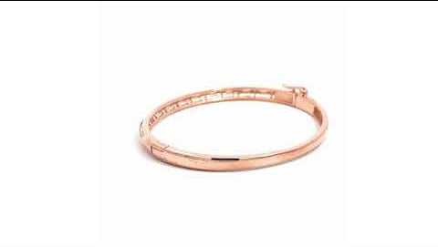 Purpleluck Rose Gold Lumiere Bracelet festive wear rose gold plated romantic gift for women