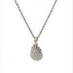 PurpleLuck Fruit Ninja 925 Silver Necklace cute and charming pendant with adjustable chain. Gift for sister, girlfriend and wife