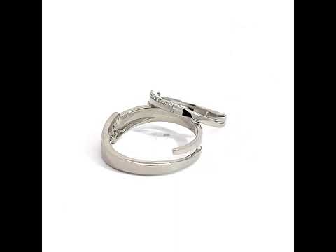 PurpleLuck Kendall Silver Couple Bands