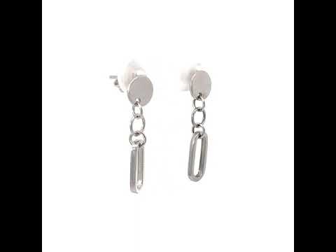 PurpleLuck Annette Silver Drop Earrings