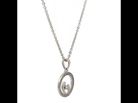 PurpleLuck Miss World 925 Silver Pendant. Simple and elegant jewellery for women. Gift for girlfriend and wife
