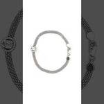 PurpleLuck Silver Ethereal Chain Bracelet. Women and girl Sterling Silver bracelet with chain design