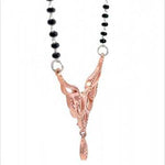 PurpleLuck Nimrit Rose Gold  Mangalsutra 925  Silver elegant and dainty traditional wear