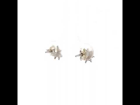 PurpleLuck Natalie Silver Earrings. Sun Shaped Zircon Studs for women and girls for daily wear