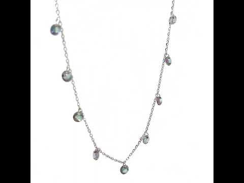 Purpleluck Queen Victoria Silver Necklace. Dainty chain necklace Ideal for daily wear. Perfect gift for girlfriend, sister and wife.