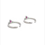 Purpleluck Mandanna Silver Toe Rings. Sterling Silver Traditional wear for women, perfect for daily wear