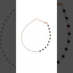 purpleluck Tri-Tone 925 Silver Bead Anklet for women and girls