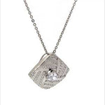 PurpleLuck Jennie 925 Silver Pendant Luxury Festive and wedding wear for women and girls