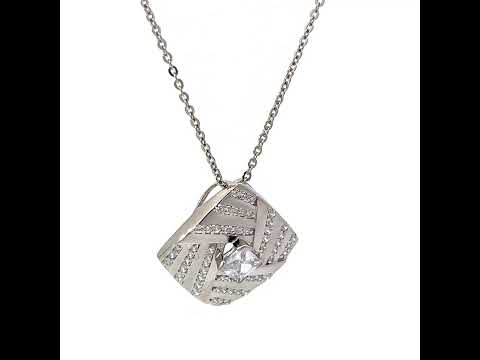 PurpleLuck Jennie 925 Silver Pendant Luxury Festive and wedding wear for women and girls
