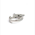 PurpleLuck Adline 925 Silver Couple Bands Luxury and Elegant jewelry for him and her