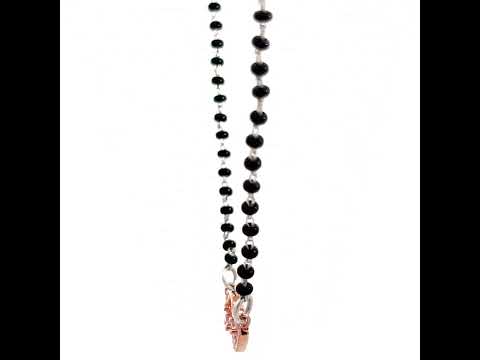 PurpleLuck Sowmya Rose Gold  Mangalsutra 925  Silver elegant and dainty traditional wear