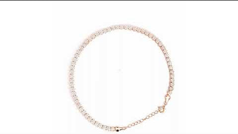 Purpleluck Rose Gold Sunset Shimmer Anklet elegant designer gift for women