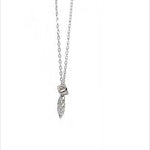 PurpleLuck Scarlett 925 Silver Pendant dainty daily wear pendant with adjustable chain for women and girls