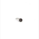 PurpleLuck Alia Oxidized Silver Nose Pin. Traditional minimal Indian Nose Jewelry