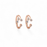 PurpleLuck Priyamani Rose Gold Toe Rings . Sterling Silver simple daily wear toe rings. Gift for Wife.