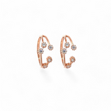 PurpleLuck Priyamani Rose Gold Toe Rings . Sterling Silver simple daily wear toe rings. Gift for Wife.