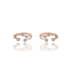 PurpleLuck Priyamani Rose Gold Toe Rings . Sterling Silver simple daily wear toe rings. Gift for Wife.