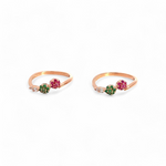 PurpleLuck Raveena Rose Gold Toe Rings Trendy minimal daily wear jewellery 