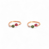 PurpleLuck Raveena Rose Gold Toe Rings Trendy minimal daily wear jewellery 