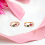 PurpleLuck Raveena Rose Gold Toe Rings Trendy minimal daily wear jewellery 