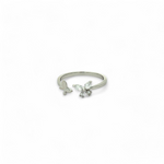 PurpleLuck Rebecca Butterfly 925 Silver Ring Trendy and chic adjustable ring in modern design for women and girls