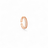 PurpleLuck Rose Gold Celestial Open Band