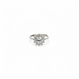 Purpleluck Sparkling Seraphina 925 Silver Ring. Wedding and anniversary gift for women 