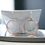 PurpleLuck Russian Style 925 Silver Drop Earrings in a minimalistic design for women for daily wear