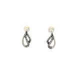 PurpleLuck Saoirse Oxidized 925 Silver Earring for everyday wear and gift for women and girls