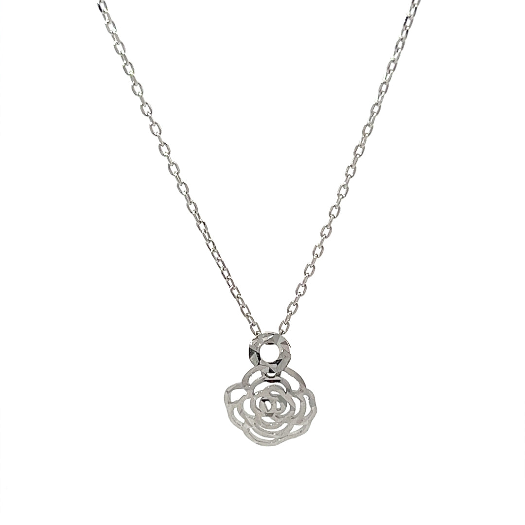 PurpleLuck Scarlett 925 Silver Pendant dainty daily wear pendant with adjustable chain for women and girls