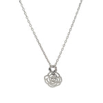 PurpleLuck Scarlett 925 Silver Pendant dainty daily wear pendant with adjustable chain for women and girls