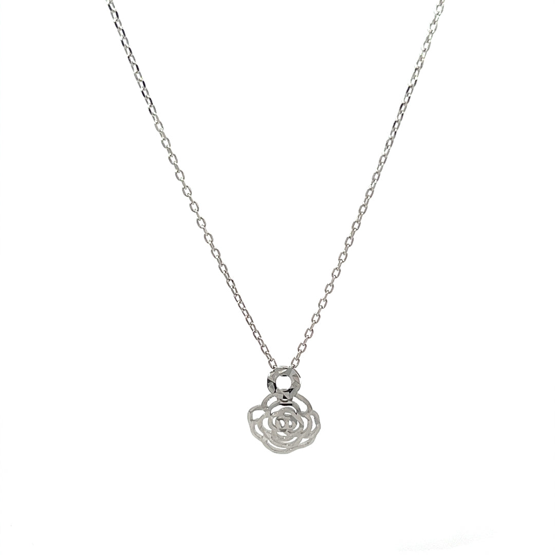 PurpleLuck Scarlett 925 Silver Pendant dainty daily wear pendant with adjustable chain for women and girls