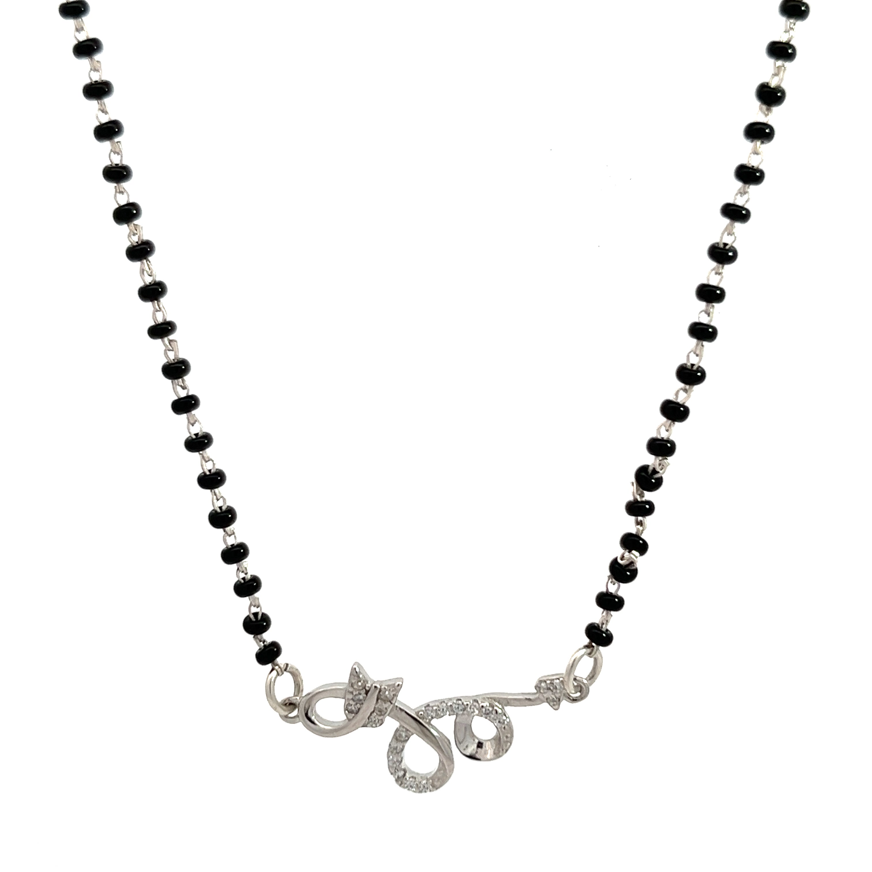 PurpleLuck Sherlyn 925 Silver Mangalsutra for women traditional wear