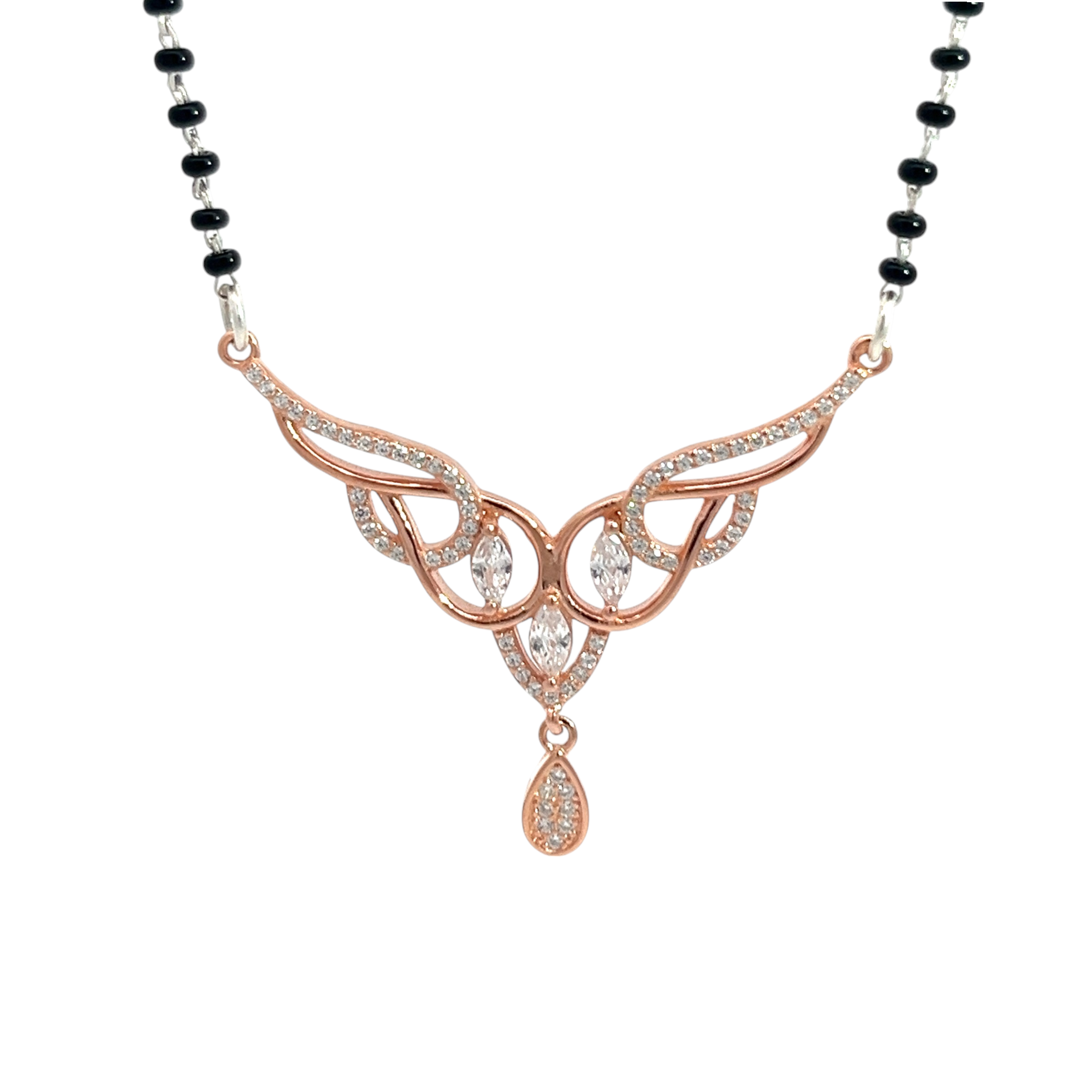 Purpleluck Shraddha 925 Silver Mangalsutra. Traditional wear for women