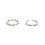 PurpleLuck Shriya Silver Toe Rings
